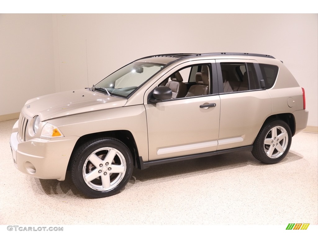 Light Sandstone Metallic 2009 Jeep Compass Limited 4x4 Exterior Photo #139065771