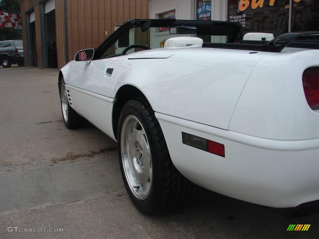 1993 Corvette Convertible - Arctic White / White photo #5