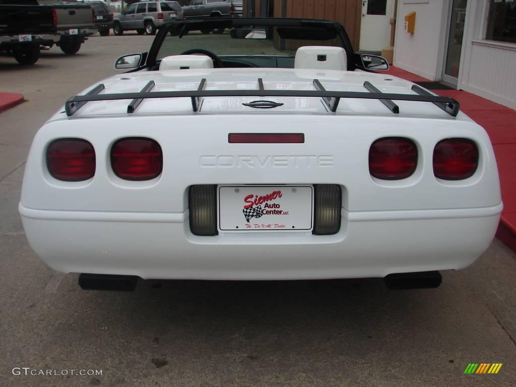 1993 Corvette Convertible - Arctic White / White photo #6