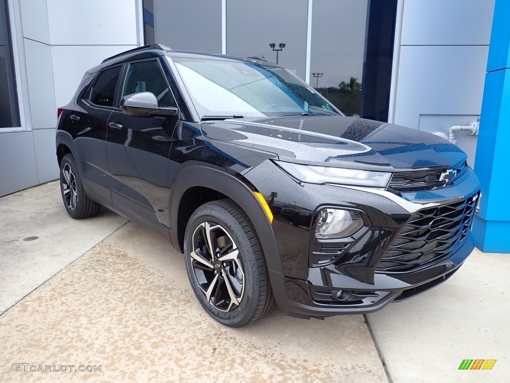 Mosaic Black Metallic 2021 Chevrolet Trailblazer RS AWD Exterior Photo #139068003