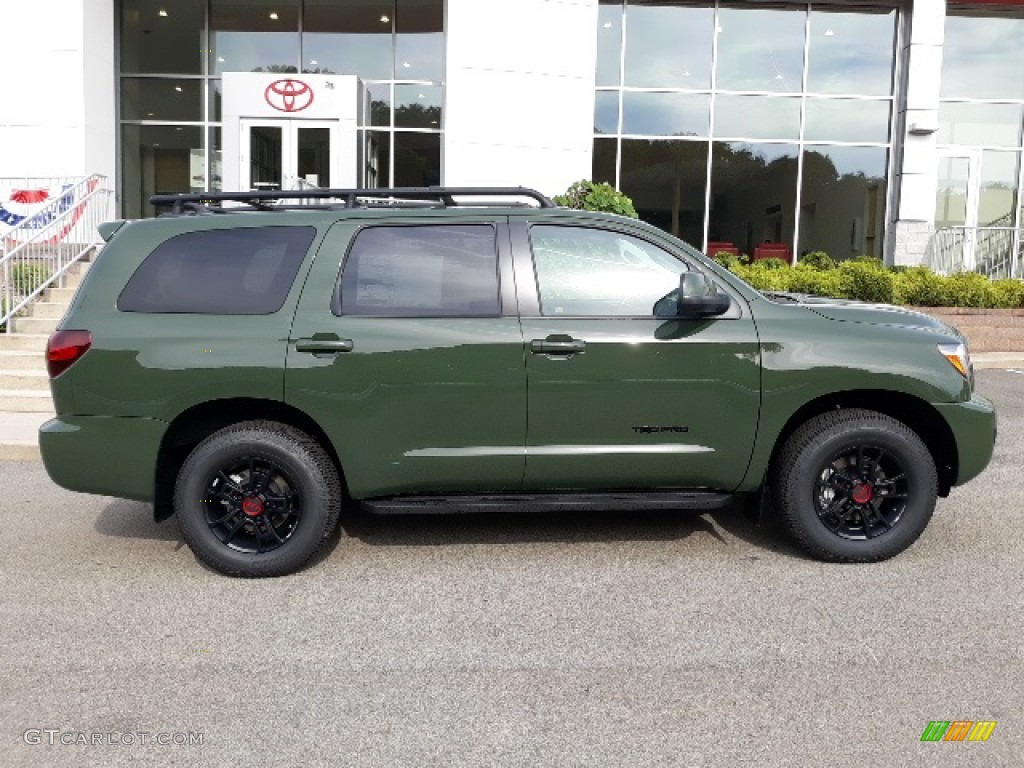 Army Green 2020 Toyota Sequoia TRD Pro 4x4 Exterior Photo #139068291
