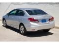 2015 Alabaster Silver Metallic Honda Civic LX Sedan  photo #2