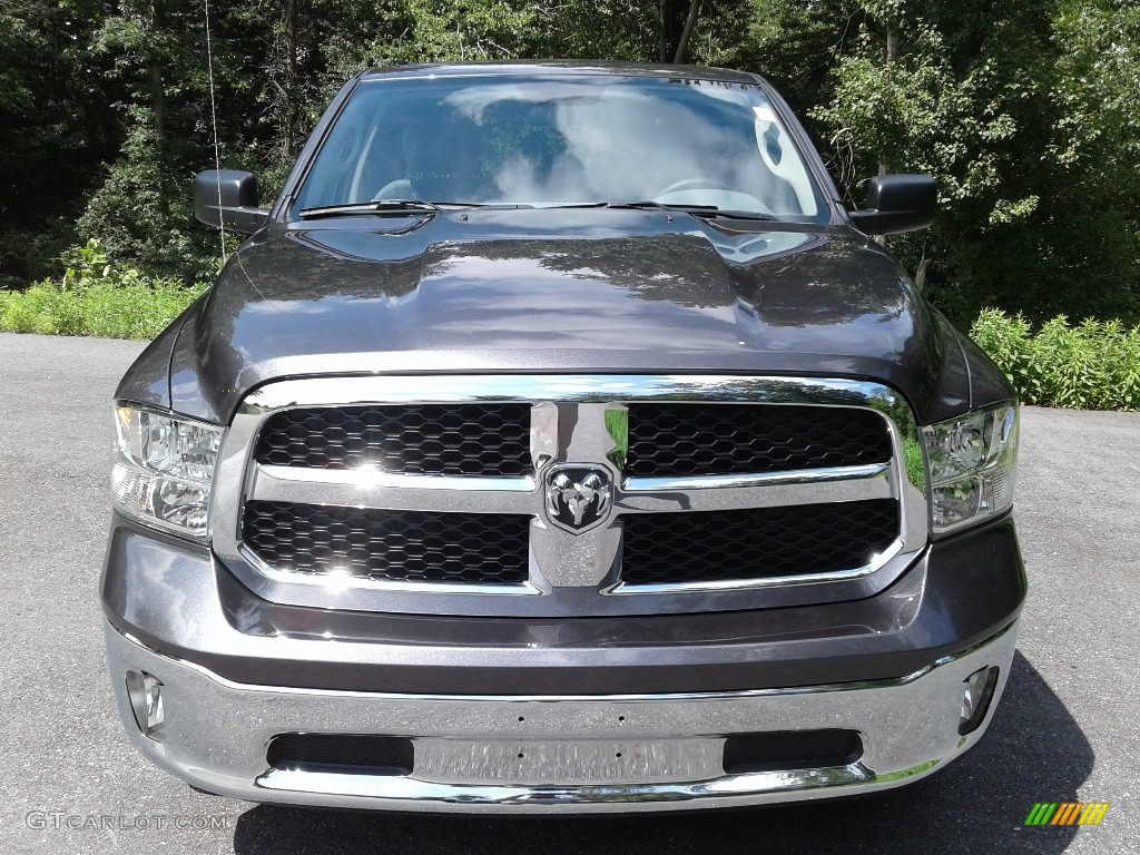 2020 1500 Tradesman Crew Cab 4x4 - Granite Crystal Metallic / Black/Diesel Gray photo #3