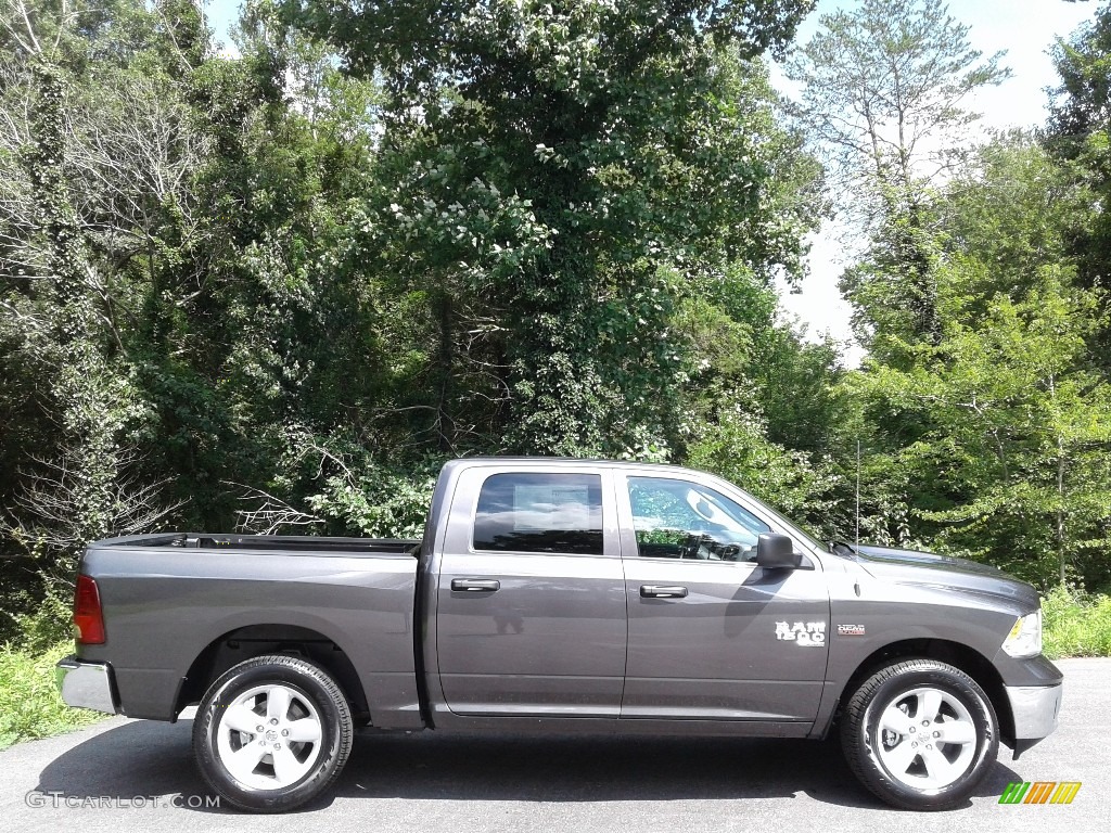 2020 1500 Tradesman Crew Cab 4x4 - Granite Crystal Metallic / Black/Diesel Gray photo #5