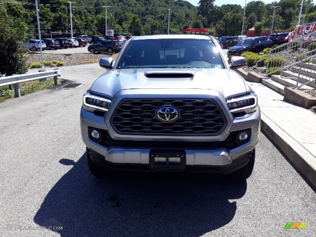 2020 Tacoma TRD Sport Double Cab 4x4 - Silver Sky Metallic / TRD Cement/Black photo #21