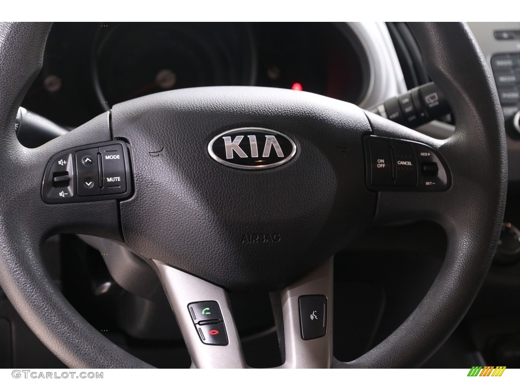 2016 Kia Sportage LX Black Steering Wheel Photo #139069356