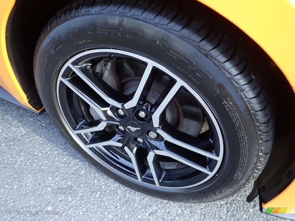 2019 Mustang GT Premium Fastback - Orange Fury / Ebony photo #9