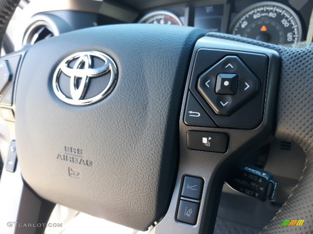 2020 Toyota Tacoma TRD Sport Double Cab 4x4 TRD Cement/Black Steering Wheel Photo #139070826