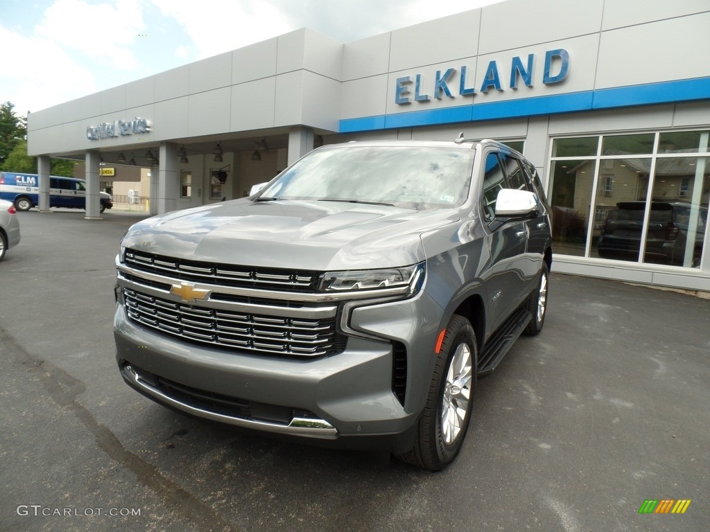 2021 Tahoe Premier 4WD - Satin Steel Metallic / Jet Black photo #2