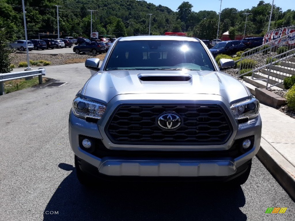 2020 Tacoma TRD Sport Double Cab 4x4 - Silver Sky Metallic / TRD Cement/Black photo #25