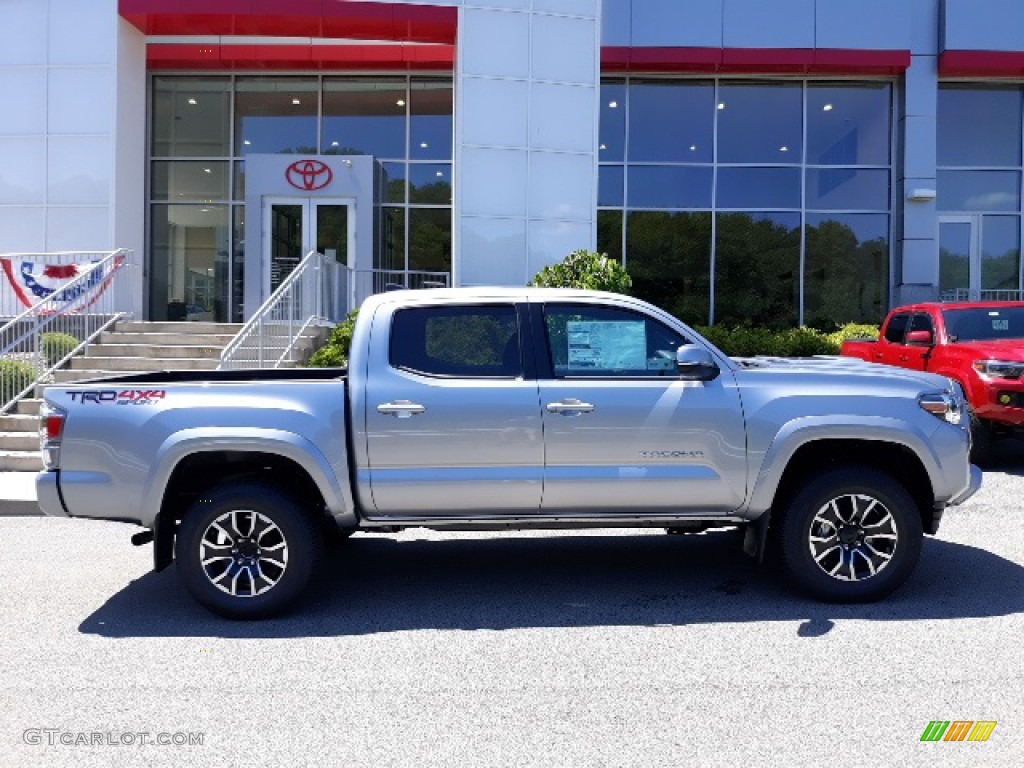 Silver Sky Metallic 2020 Toyota Tacoma TRD Sport Double Cab 4x4 Exterior Photo #139071033