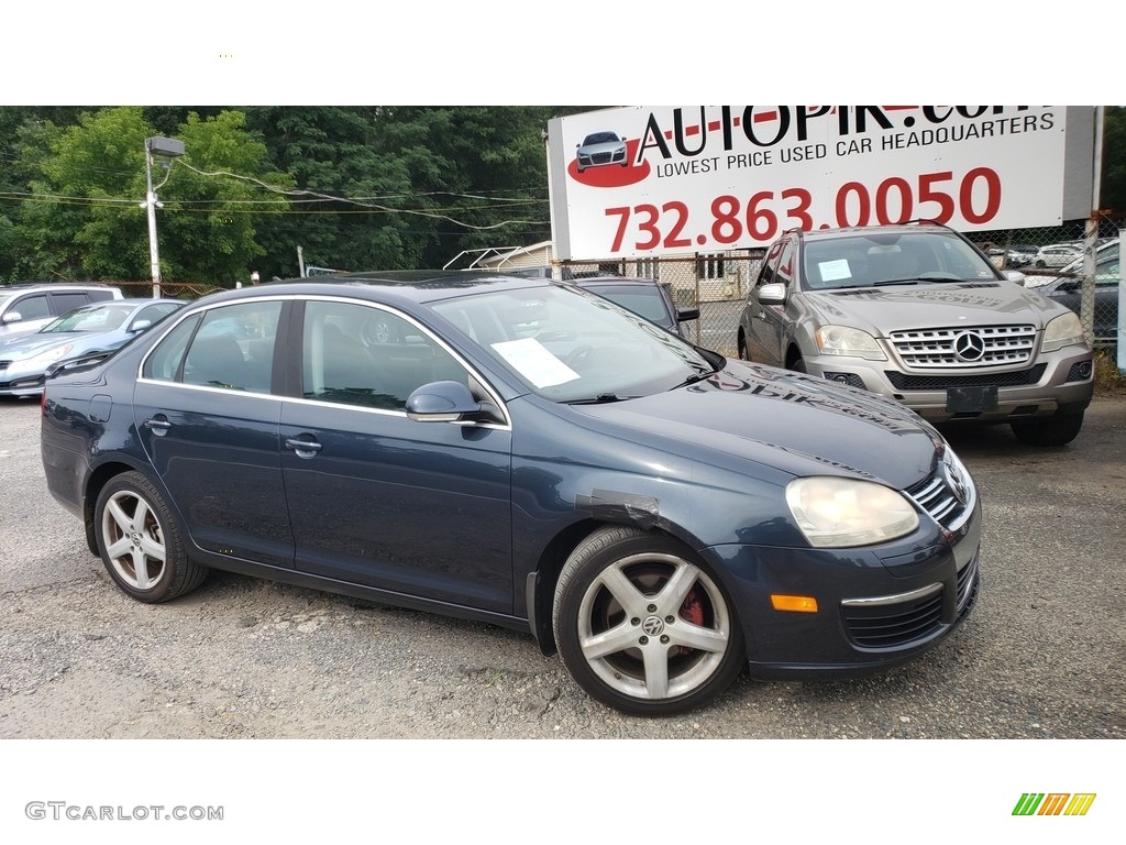 2008 Jetta SE Sedan - Platinum Grey Metallic / Anthracite Black photo #1