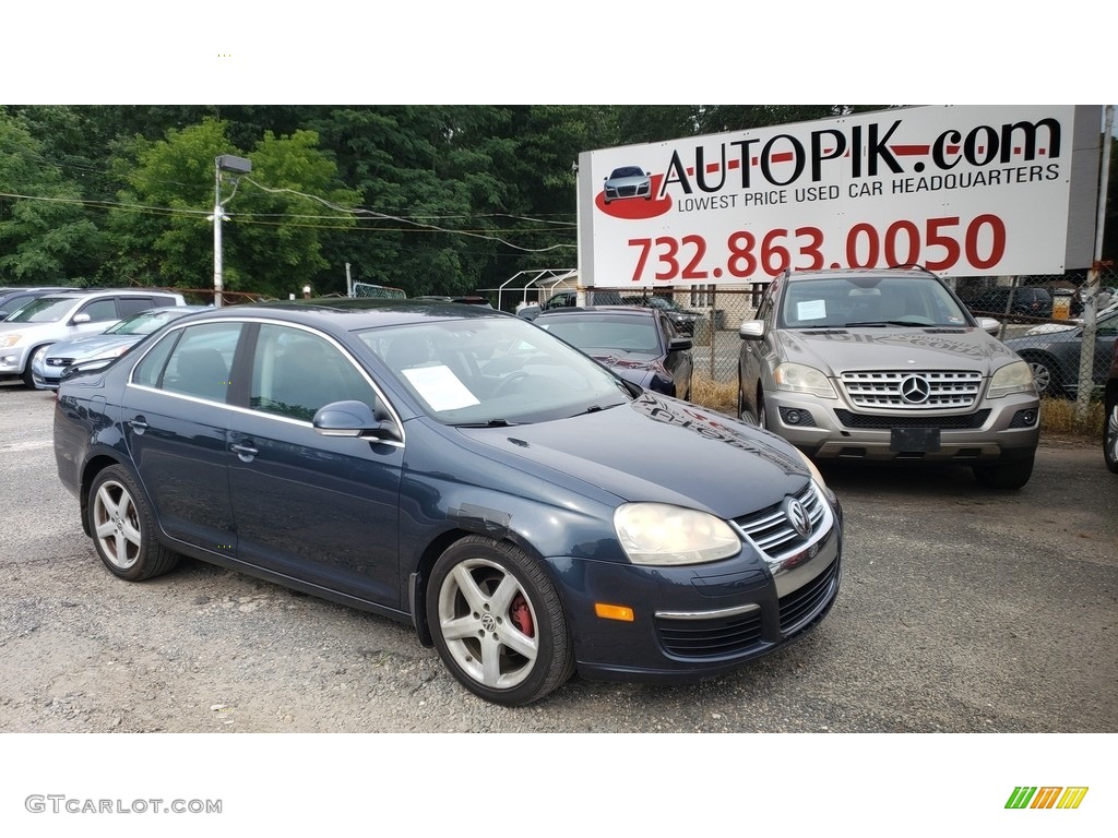 2008 Jetta SE Sedan - Platinum Grey Metallic / Anthracite Black photo #2