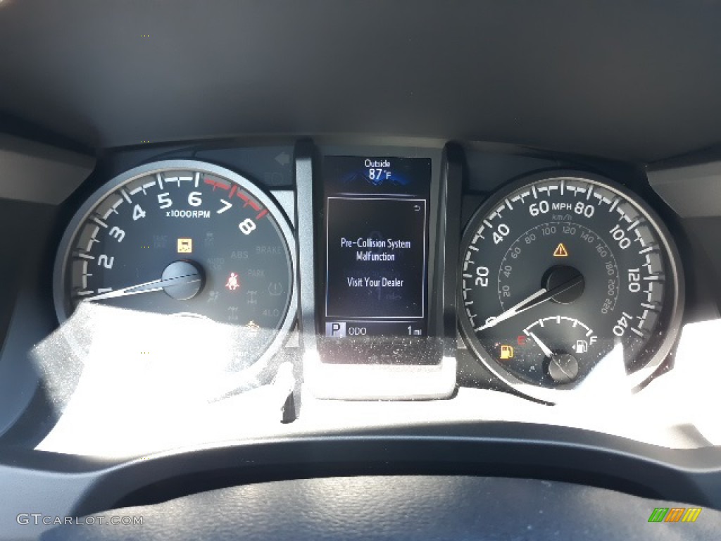 2020 Tacoma TRD Sport Double Cab 4x4 - Silver Sky Metallic / TRD Cement/Black photo #36