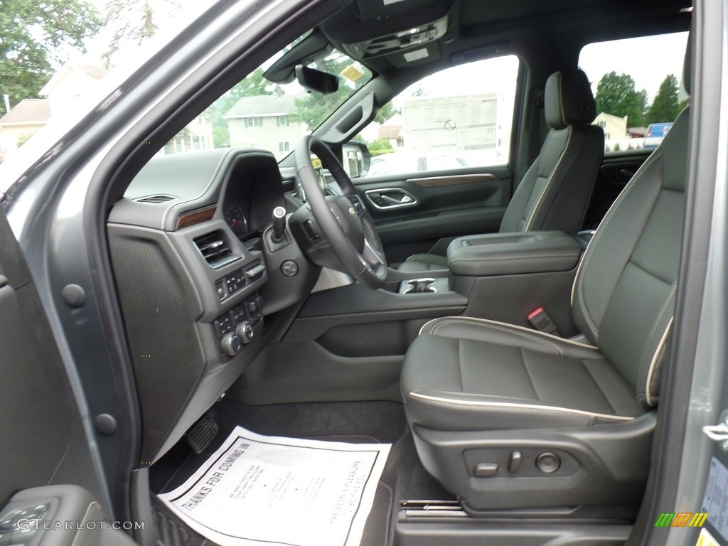 Jet Black Interior 2021 Chevrolet Tahoe Premier 4WD Photo #139071135