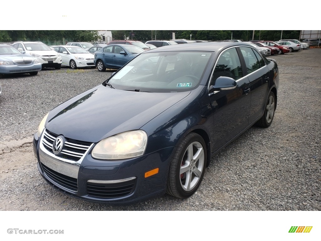 2008 Jetta SE Sedan - Platinum Grey Metallic / Anthracite Black photo #5