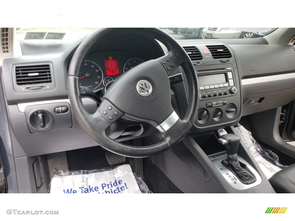 2008 Jetta SE Sedan - Platinum Grey Metallic / Anthracite Black photo #16