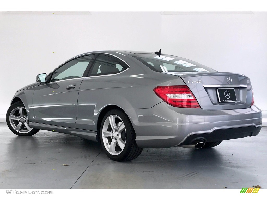 2015 C 250 Coupe - Paladium Silver Metallic / Black photo #10