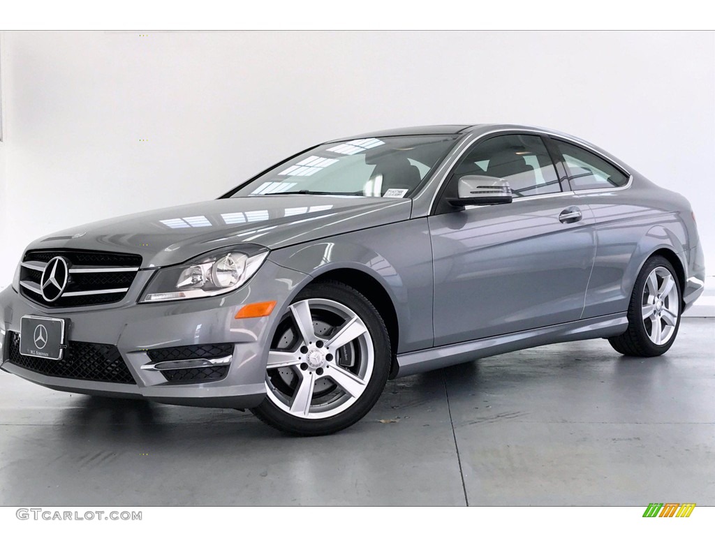 Paladium Silver Metallic 2015 Mercedes-Benz C 250 Coupe Exterior Photo #139072014