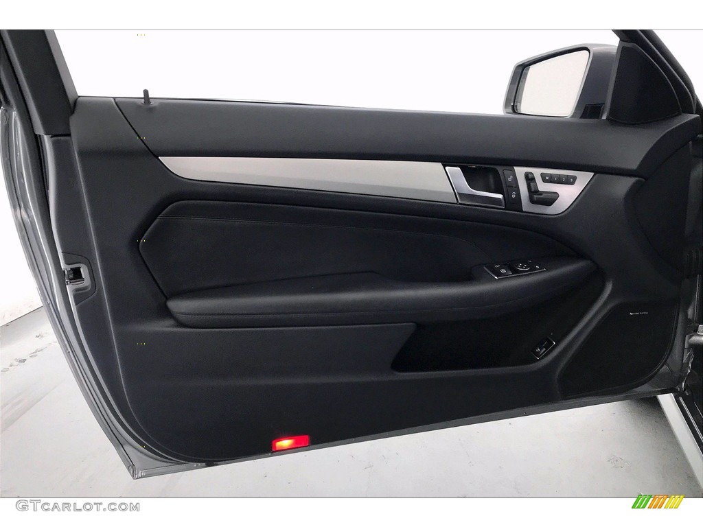 2015 Mercedes-Benz C 250 Coupe Black Door Panel Photo #139072101