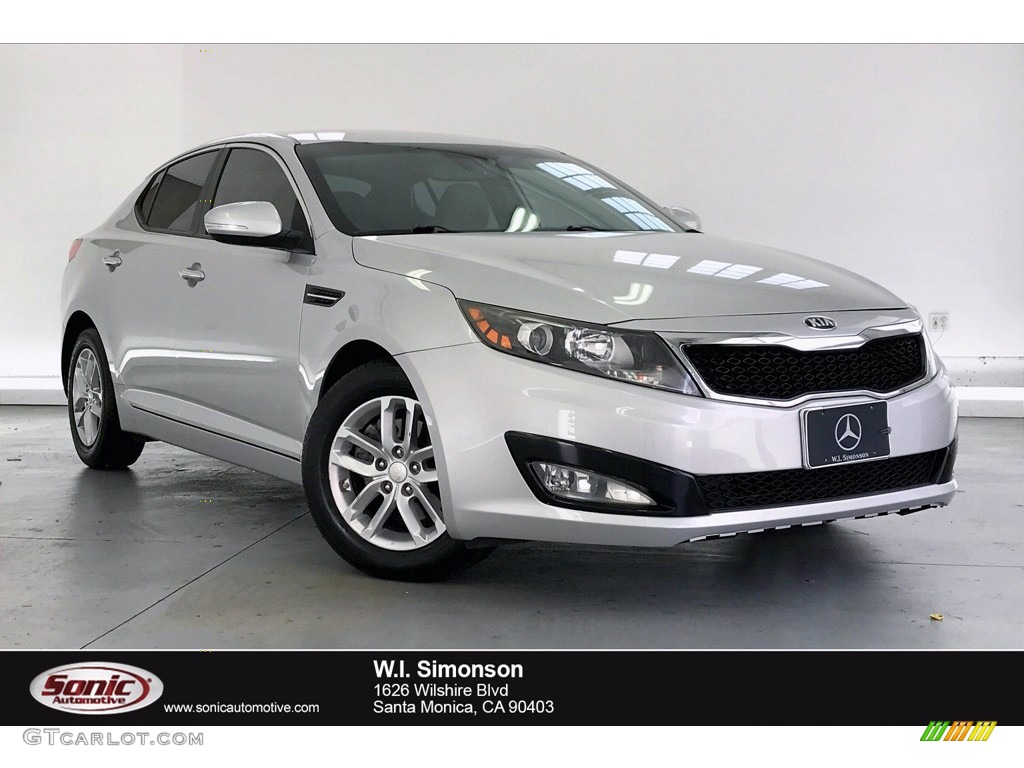 2013 Optima LX - Bright Silver Metallic / Gray photo #1