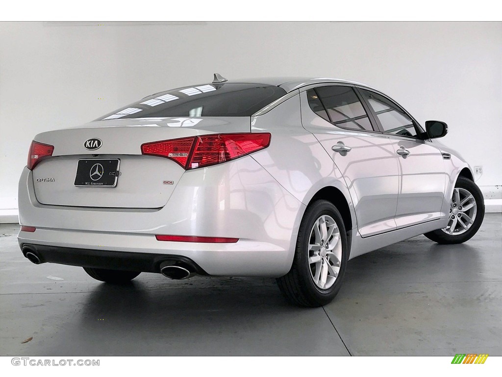 2013 Optima LX - Bright Silver Metallic / Gray photo #16
