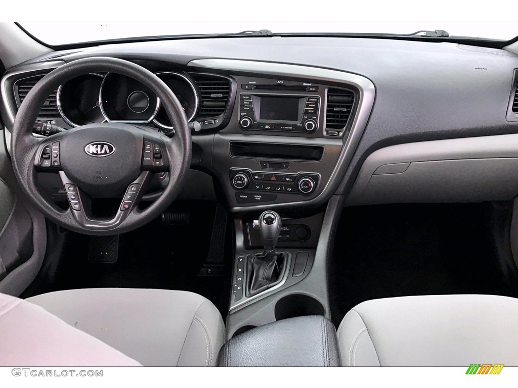 2013 Optima LX - Bright Silver Metallic / Gray photo #17