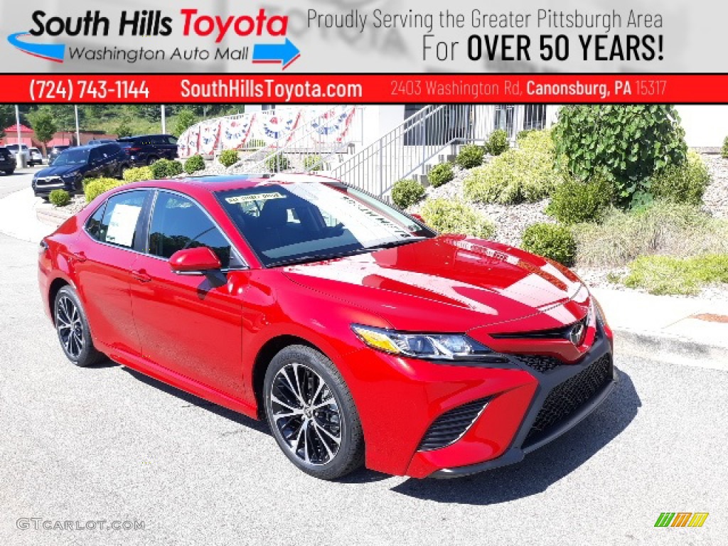 2020 Supersonic Red Toyota Camry SE AWD 139054034 Photo 30 GTCarLot