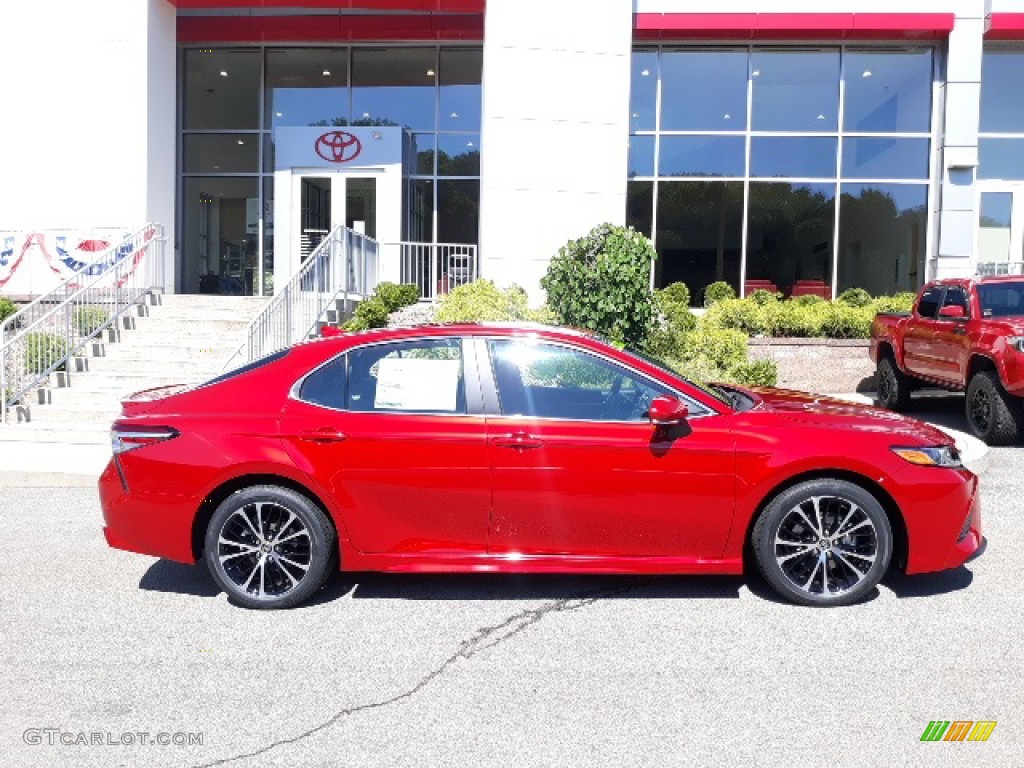 Supersonic Red 2020 Toyota Camry SE AWD Exterior Photo #139072878
