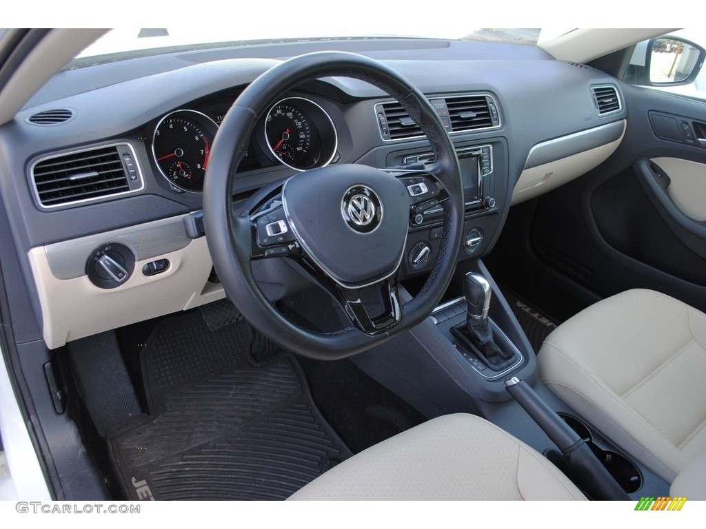 2017 Jetta SE - Pure White / Cornsilk Beige photo #16