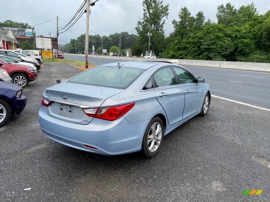 2011 Sonata Limited - Iridescent Silver Blue Metallic / Gray photo #5