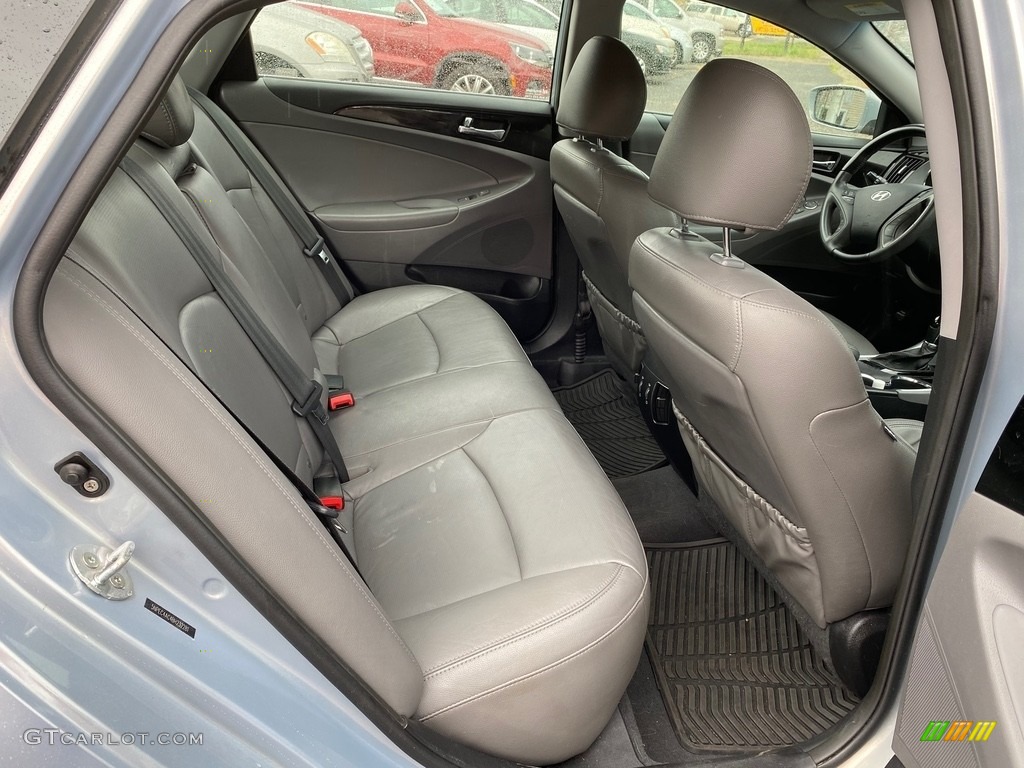 2011 Sonata Limited - Iridescent Silver Blue Metallic / Gray photo #10