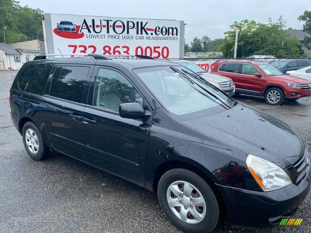 2009 Sedona LX - Midnight Black / Gray photo #2