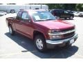 Dark Cherry Red Metallic 2004 Chevrolet Colorado LS Extended Cab