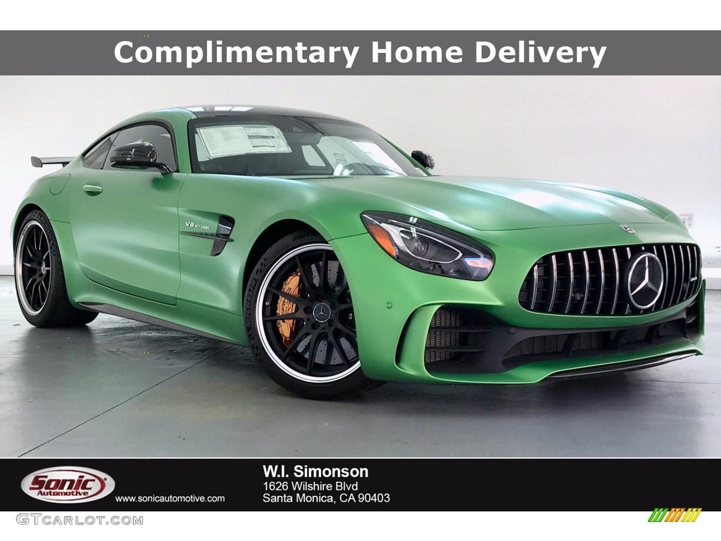 2019 AMG GT R Coupe - AMG Green Hell Magno (Matte) / Black w/Dinamica photo #1