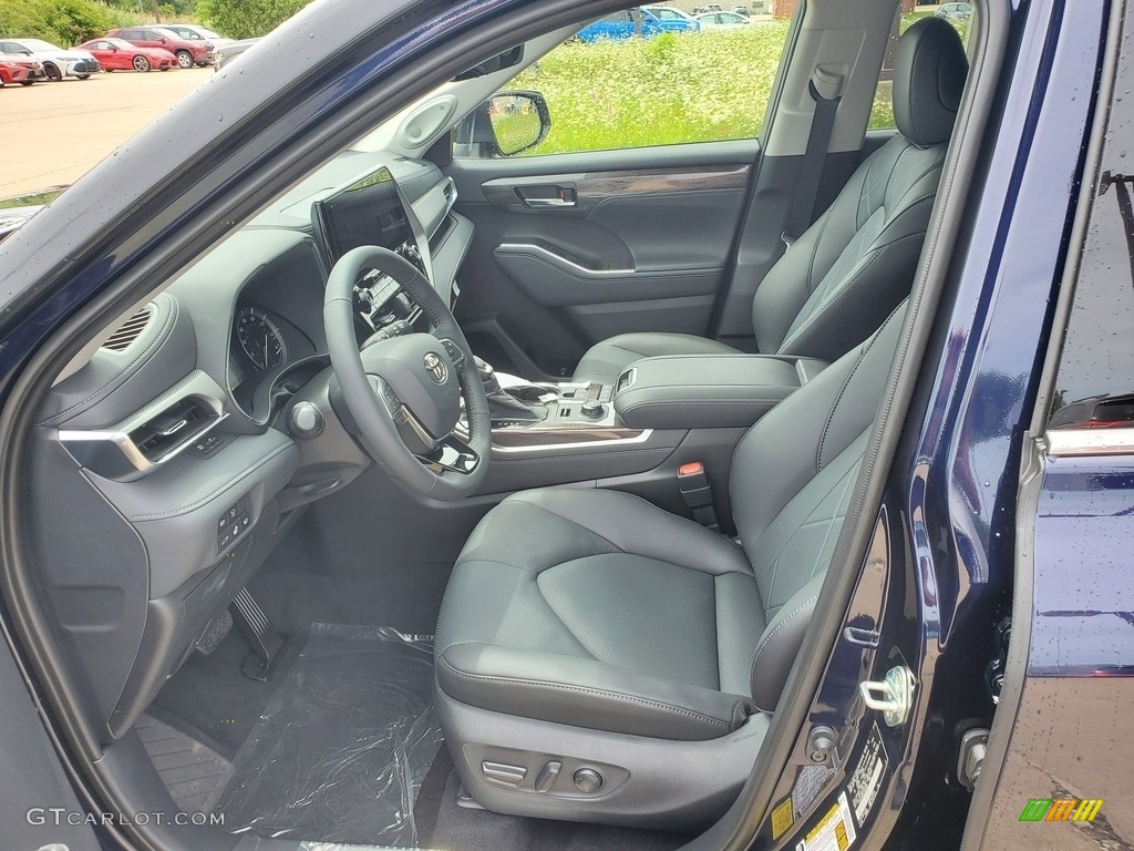 2020 Highlander Platinum AWD - Blueprint / Black photo #2
