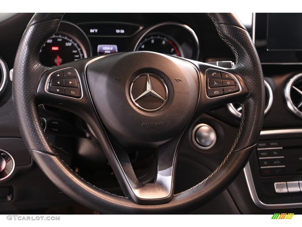 2017 Mercedes-Benz CLA 250 4Matic Coupe Black Steering Wheel Photo #139078951