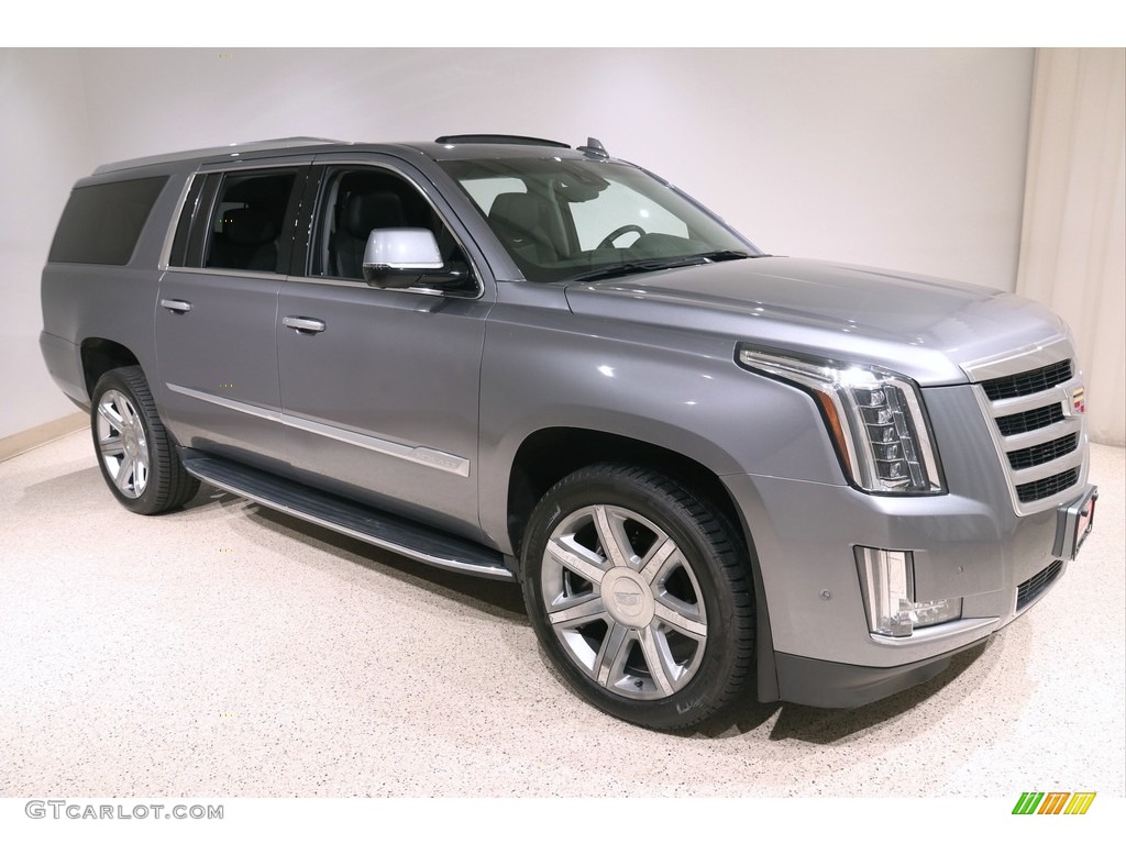 2019 Escalade ESV Luxury 4WD - Satin Steel Metallic / Jet Black photo #1