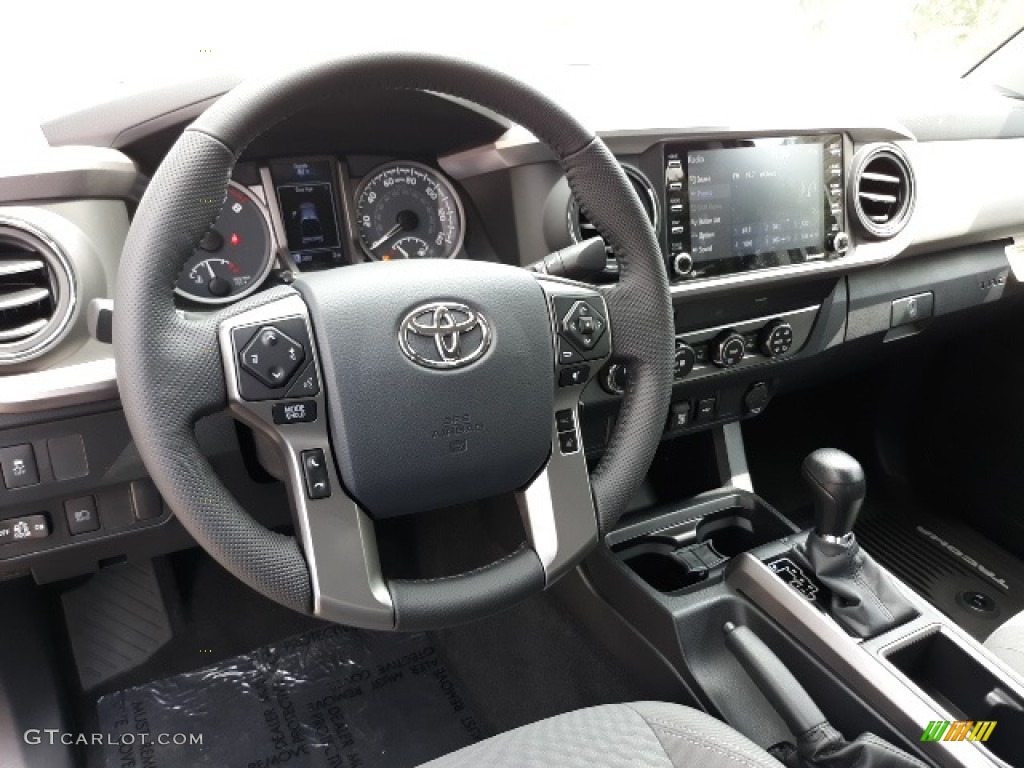 2020 Tacoma SR5 Double Cab 4x4 - Silver Sky Metallic / Cement photo #3