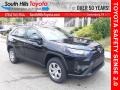 2020 Midnight Black Metallic Toyota RAV4 LE AWD  photo #1