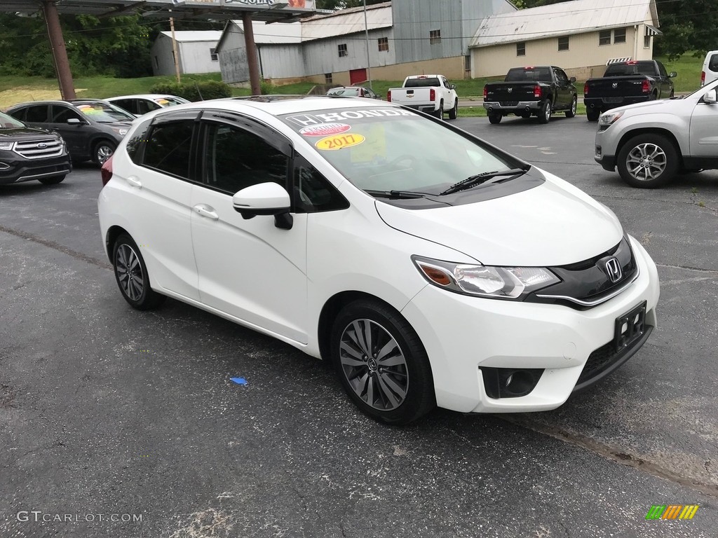 White Orchid Pearl 2017 Honda Fit EX-L Exterior Photo #139083796