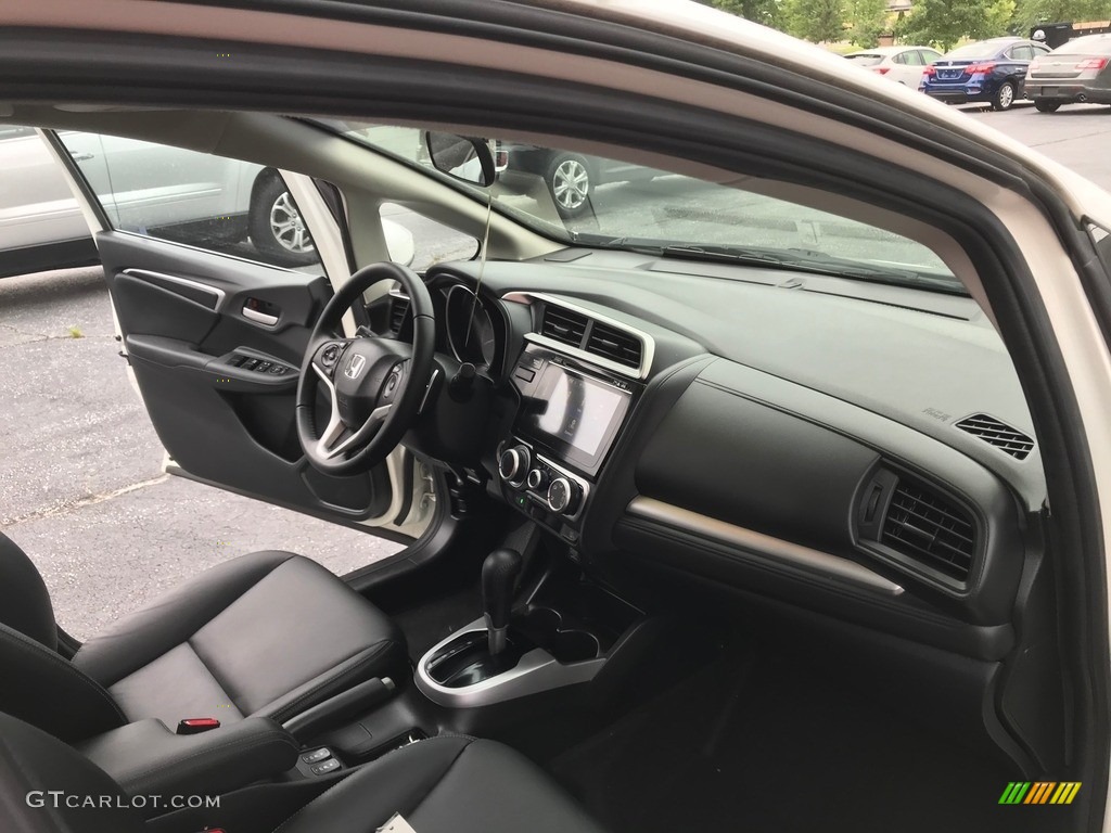 2017 Honda Fit EX-L Black Dashboard Photo #139084594