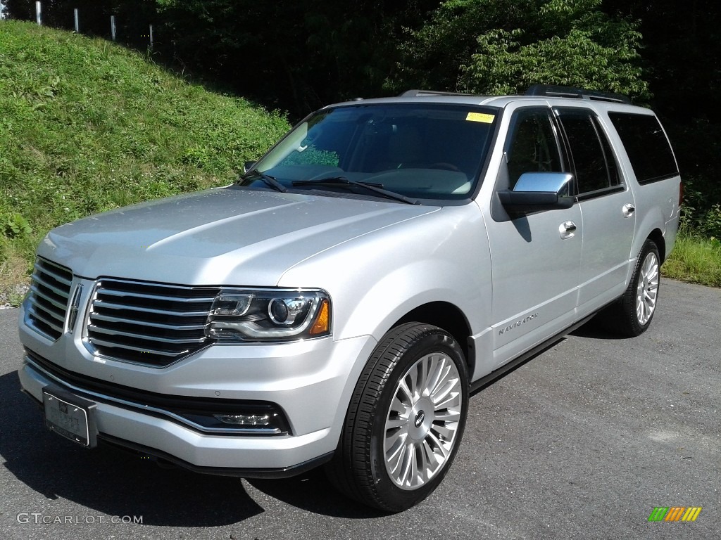 Ingot Silver Metallic 2015 Lincoln Navigator L 4x2 Exterior Photo #139084879