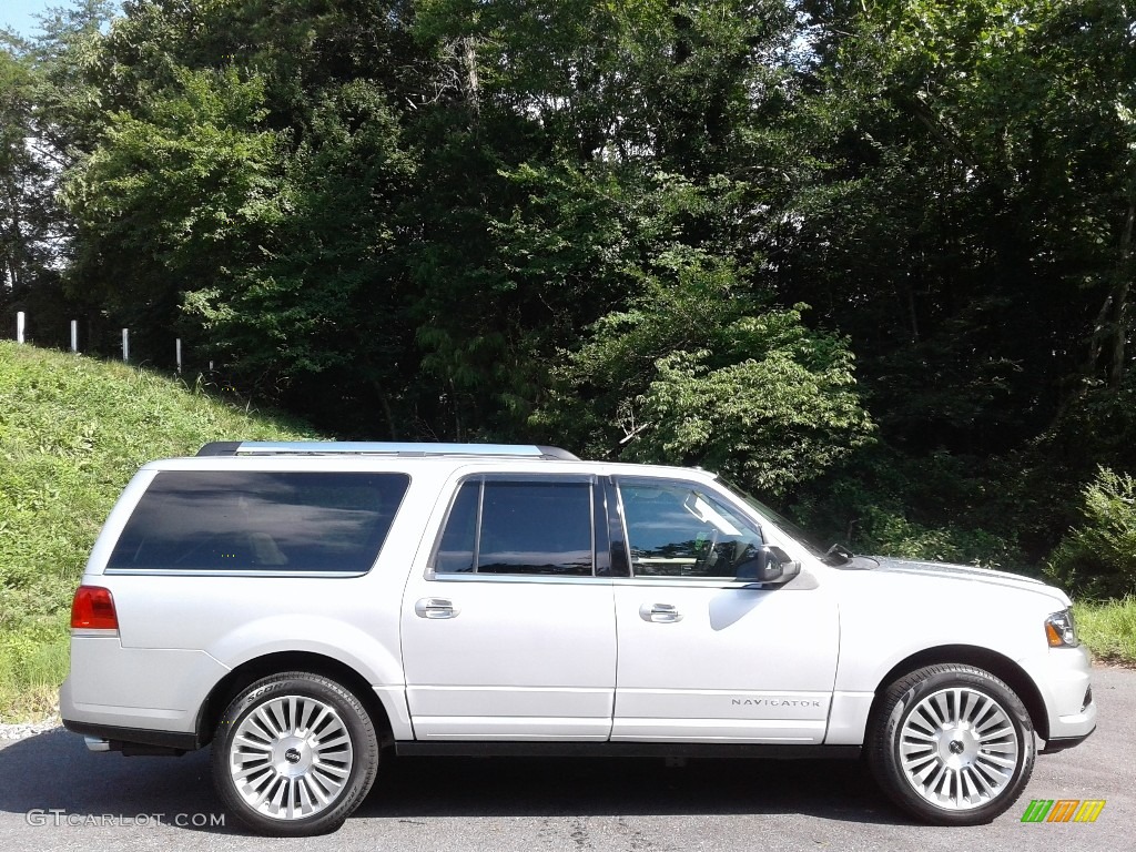 Ingot Silver Metallic 2015 Lincoln Navigator L 4x2 Exterior Photo #139084963