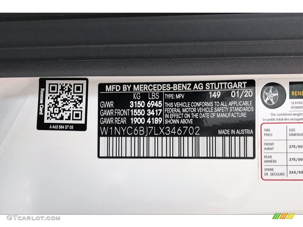 2020 Mercedes-Benz G 550 149 Photo #139085053