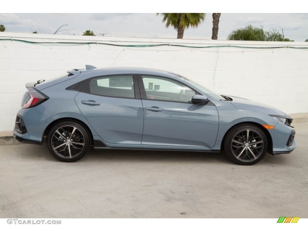 2020 Civic Sport Hatchback - Sonic Gray Pearl / Black photo #8