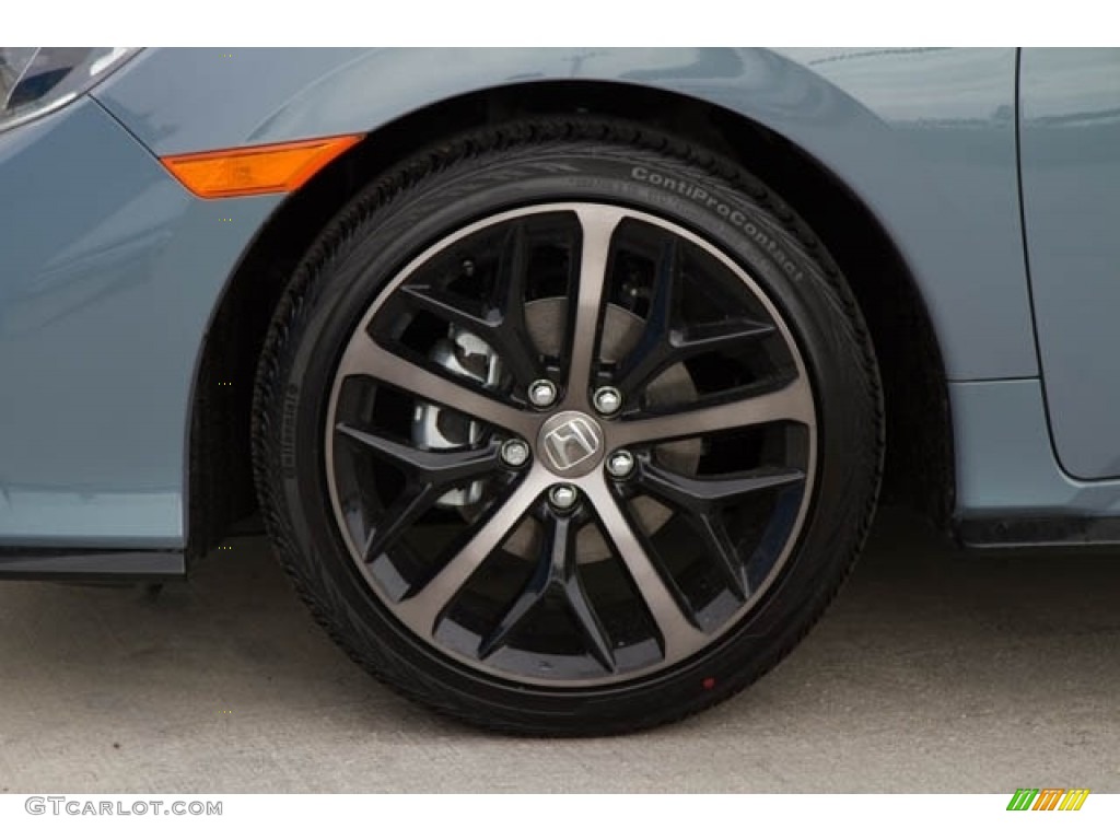 2020 Civic Sport Hatchback - Sonic Gray Pearl / Black photo #10