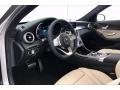 Silk Beige/Black 2020 Mercedes-Benz C 300 Sedan Interior Color