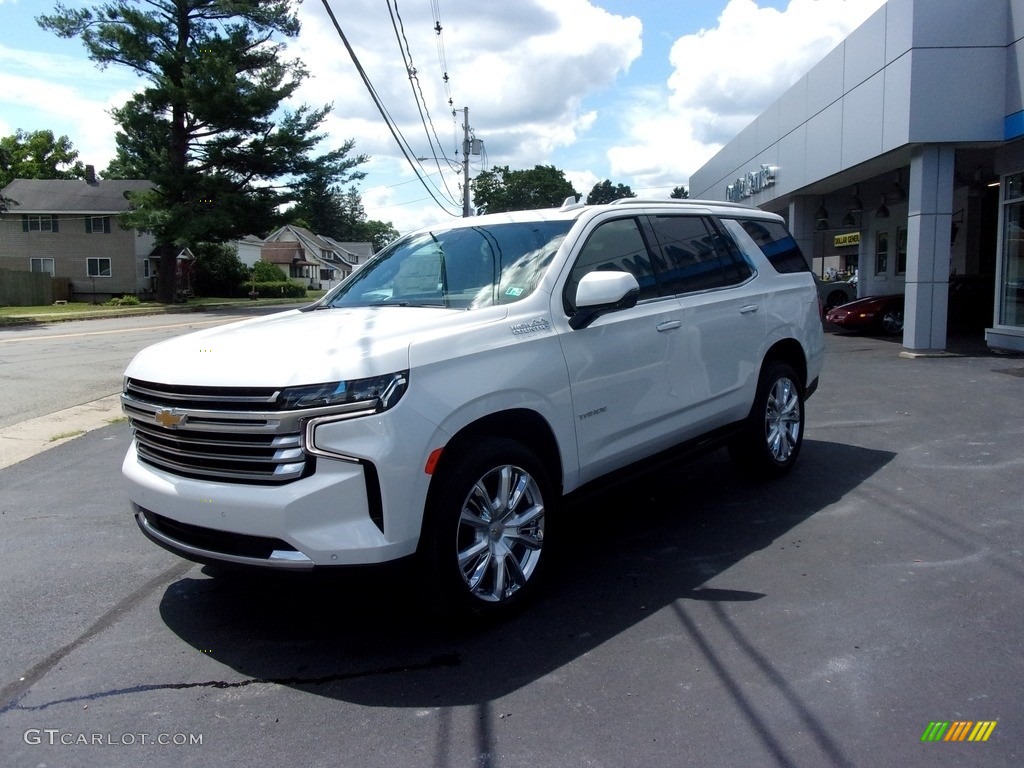 Iridescent Pearl Tricoat 2021 Chevrolet Tahoe High Country 4WD Exterior Photo #139086580