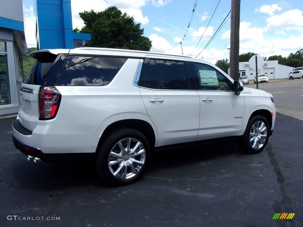 2021 Tahoe High Country 4WD - Iridescent Pearl Tricoat / Jet Black/Mocha photo #3